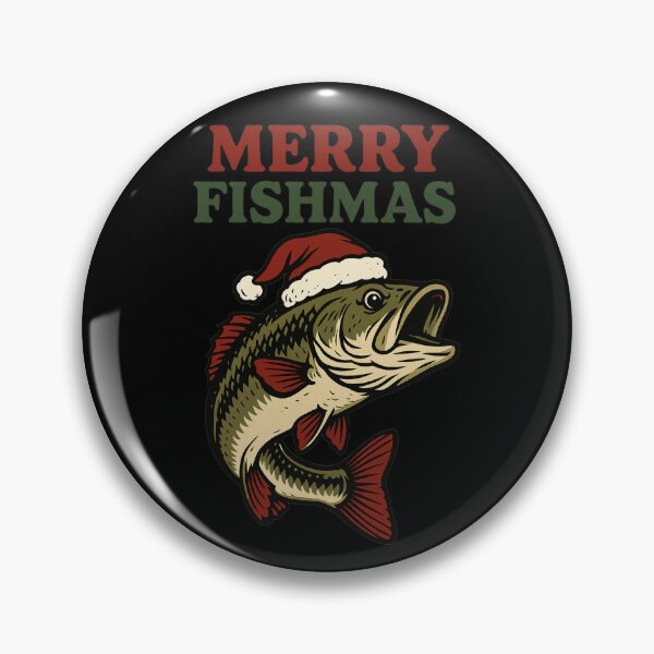Item preview, "Merry Fishmas" Funny Fishing Christmas Pun designed and sold by thiennl8.