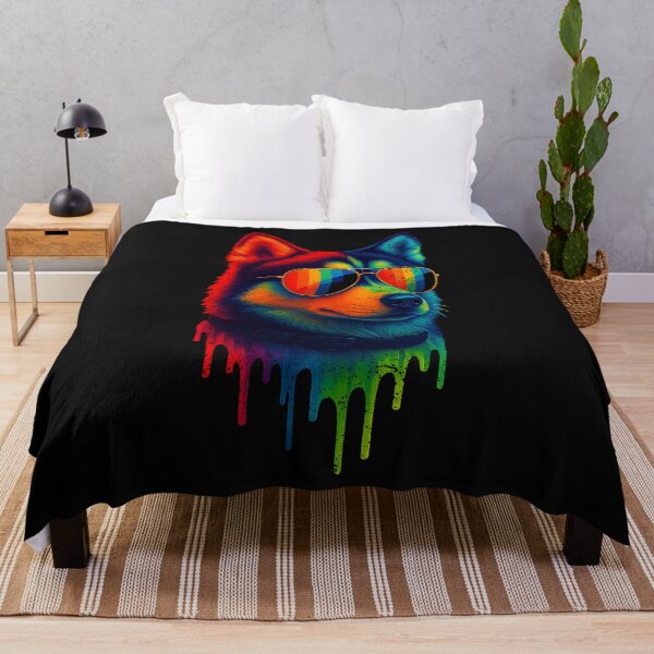 Item preview, RAINBOW DOGS - SIBERIAN HUSKY | Pets and Dogs lovers for Men and Women t-shirt designed and sold by panchiTWO.