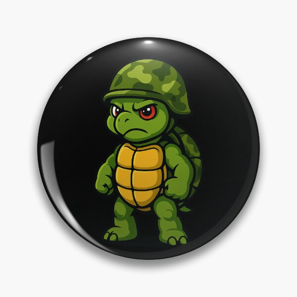 Item preview, Funny Angry Army Turtle Soldier designed and sold by thiennl8.
