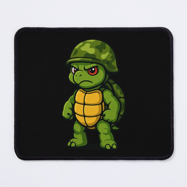 Item preview, Funny Angry Army Turtle Soldier designed and sold by thiennl8.
