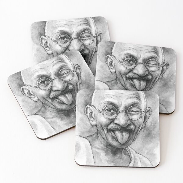 Item preview, Portrait of Gandhi – "Gandhi-nity" designed and sold by PetitPozzi.