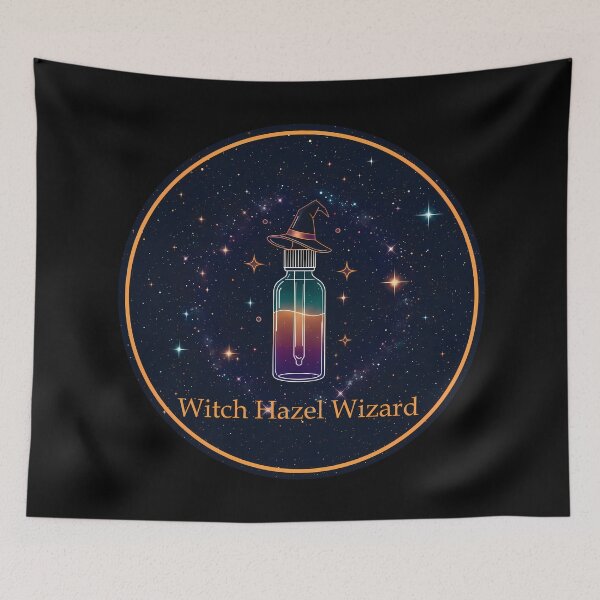 Item preview, Witch Hazel Wizard – Halloween Skincare Esthetician Design (2) designed and sold by InkoraLab.