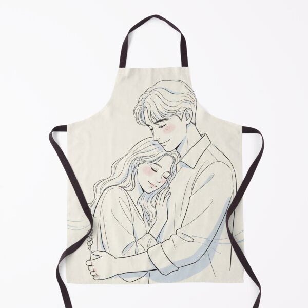 Item preview, K-drama line-art couple classic tshirt and sticker designed and sold by anandsiva2703.