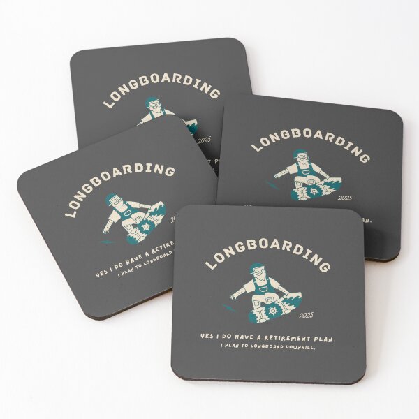 Item preview, Longboarding Retirement Plan designed and sold by Orange Tropics.