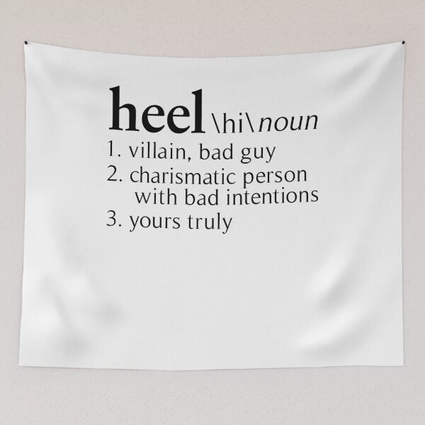 Item preview, Hell Definition Villain Charismatic Bad Intentions Quote designed and sold by OgeidAial479.