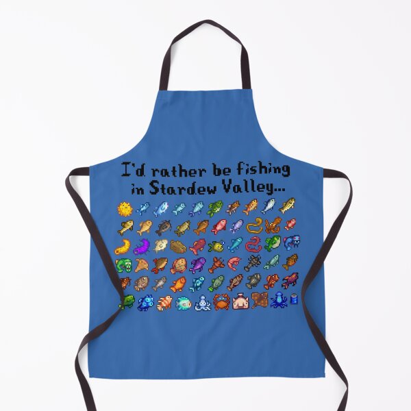 Item preview, I'd rather be fishing in Stardew Valley... designed and sold by The Sprite Guy.