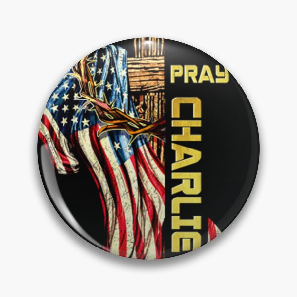 Item preview, Pray For Charlie Kirk Cross American designed and sold by MargareteOH.