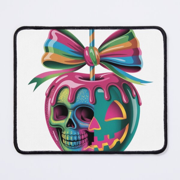 Item preview, Neon Skull Candy Apple Halloween Design designed and sold by PatiMood.