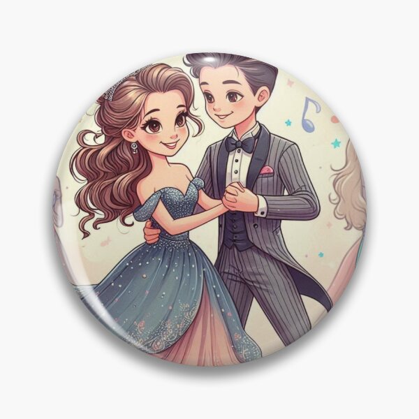 Item preview, Cute Dancing Couple designed and sold by Mywaymylife.