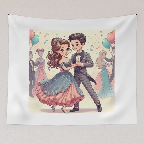 Item preview, Cute Dancing Couple designed and sold by Mywaymylife.