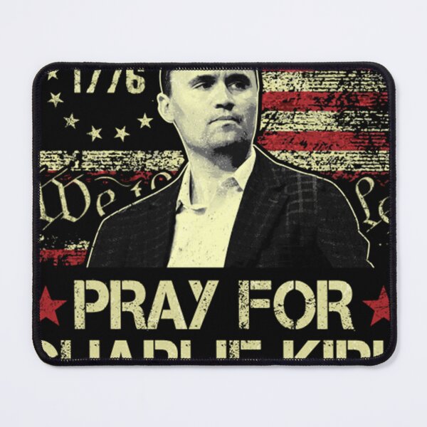 Item preview, Pray for Charlie Kirk usa flag vintage 2025 designed and sold by MargareteOH.