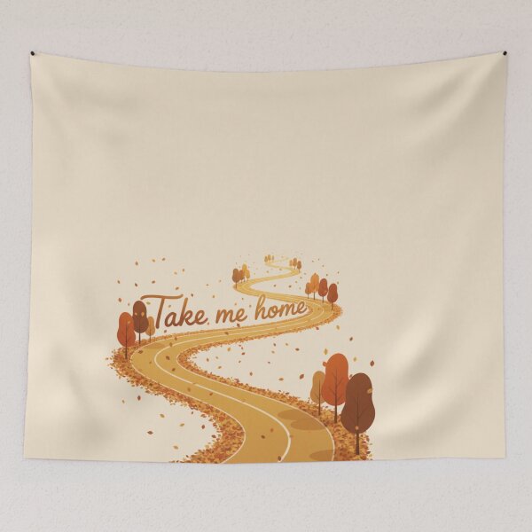 Item preview, Autumn Winding Road - Fall Home Journey Travel Art designed and sold by Craft Ctyle.