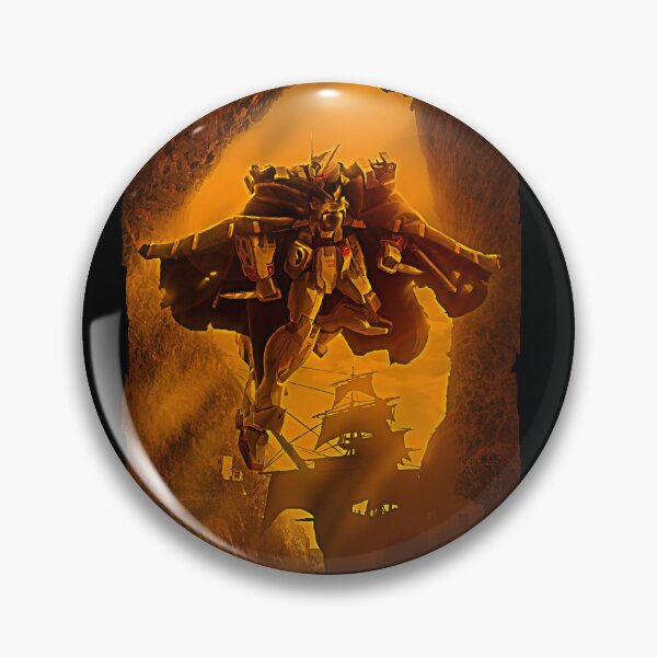 Item preview, CROSS BONE GUNDAM X gold gundam illustration designed and sold by sabartgunpla.