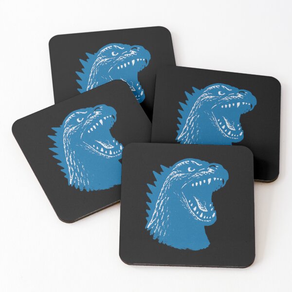 Item preview, Retro Godzilla Head Silhouette Monster designed and sold by thiennl8.