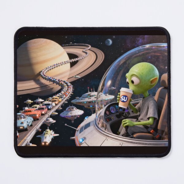 Item preview, Alien Traffic Jam designed and sold by shakespeare1212.