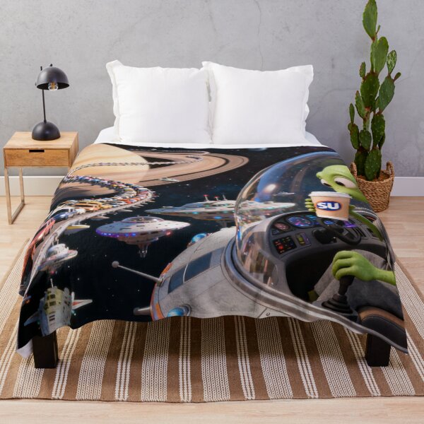 Item preview, Alien Traffic Jam designed and sold by shakespeare1212.