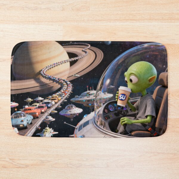 Item preview, Alien Traffic Jam designed and sold by shakespeare1212.