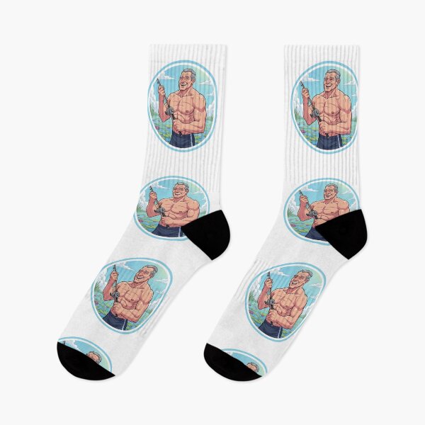 Item preview, Muscular Dad Fishing Fisherman designed and sold by muscledaddies.