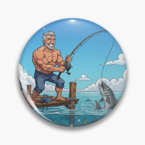 Item preview, Strong Gym Dad Fishing Fisherman designed and sold by muscledaddies.