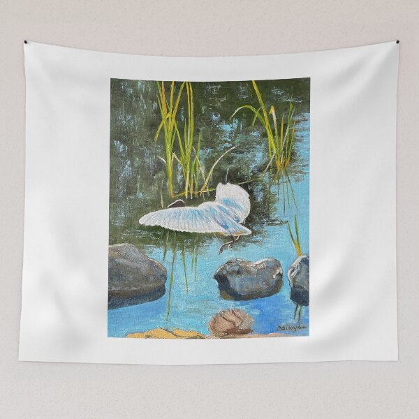 Item preview, Australian White Ibis in Flight designed and sold by Dai Wynn Fine Art.