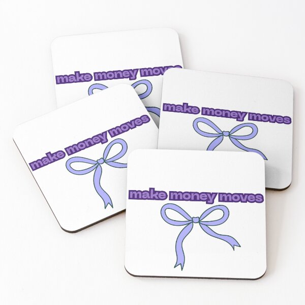 Item preview, Make Money Moves Bow Sticker designed and sold by ha11e11.