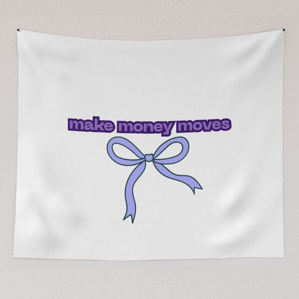 Item preview, Make Money Moves Bow Sticker designed and sold by ha11e11.