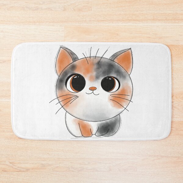 Item preview, Tricolor Cat Calico & Tricolor Kitty Art for Cat Lovers designed and sold by Anna-Kik.