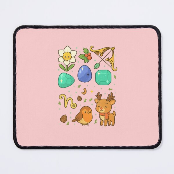 Item preview, December Anime Kawaii Sticker Set designed and sold by BrushAndBreathe.