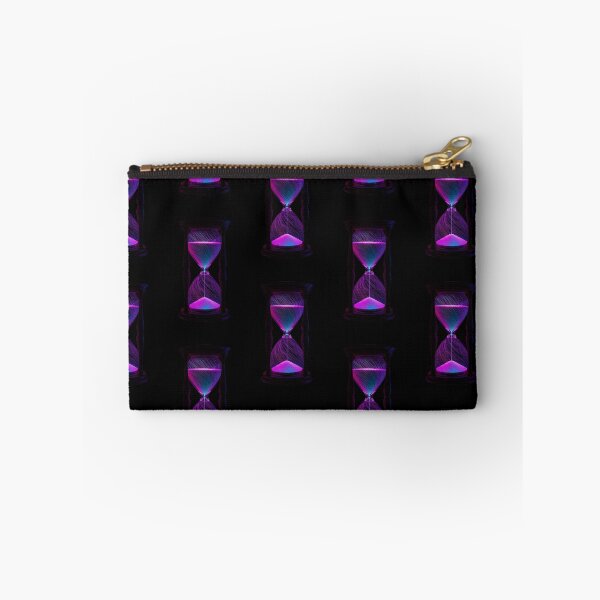 Item preview, Neon Hourglass with Multicolored Sand – Hyperrealistic 8K Digital Artwork designed and sold by PixelVibe782.