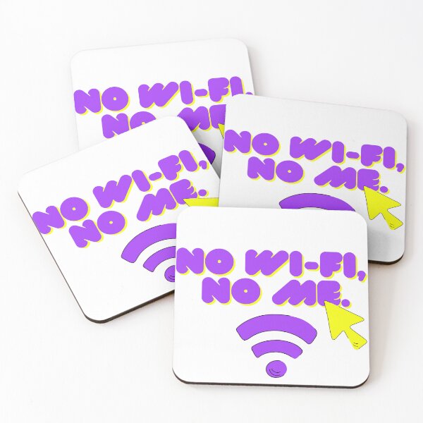 Item preview, No Wi-Fi, No Me – Funny Quote Design designed and sold by Saragoza.