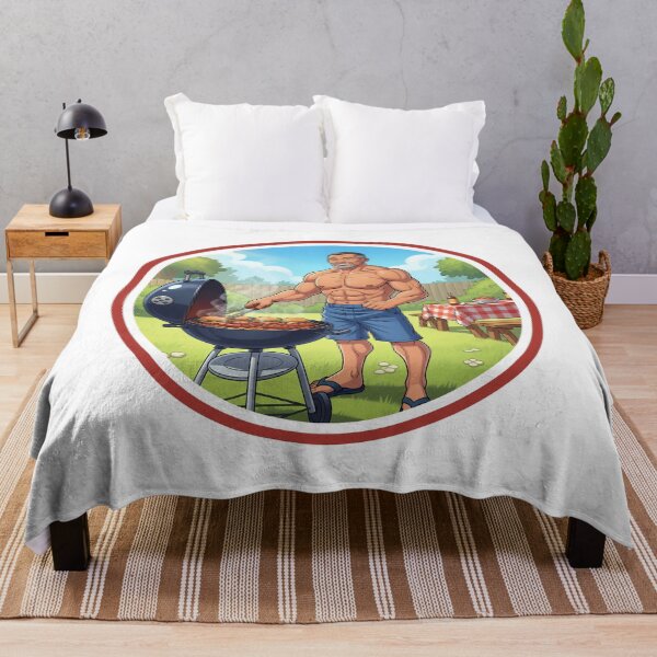 Item preview, Muscular Dad barbecue grill designed and sold by muscledaddies.