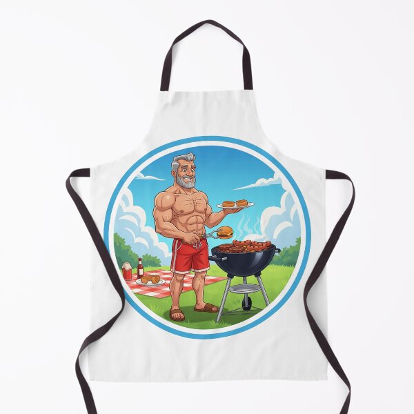Item preview, Strong Gym Dad barbecue grill designed and sold by muscledaddies.