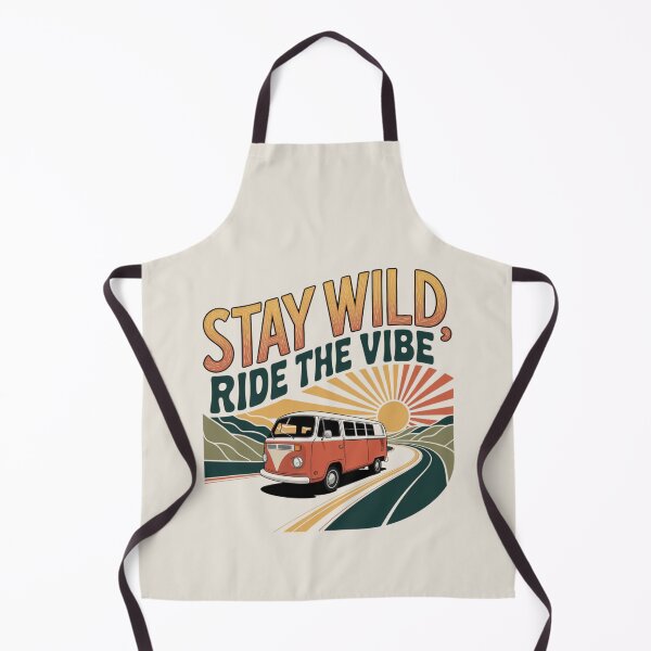 Item preview, Stay Wild, Ride the Vibe – Inspirational Quote designed and sold by FrenchTouch77.