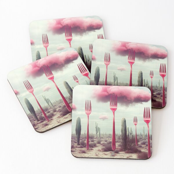 Item preview, Pink Forks in the Desert designed and sold by Duckmoo Art.