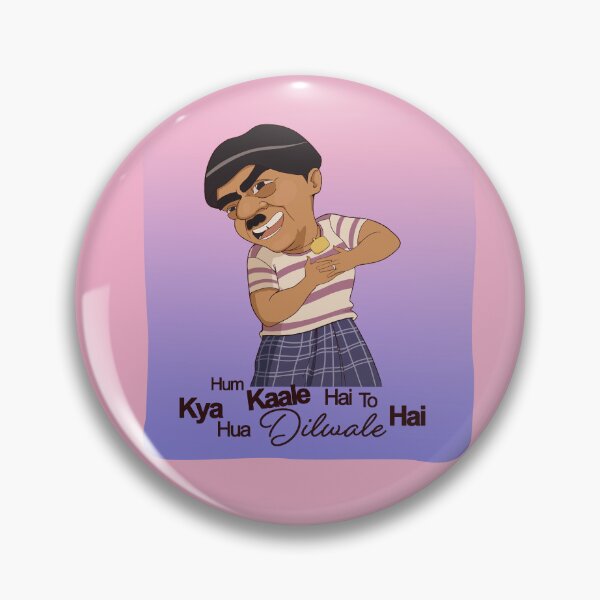 Item preview, Hum Kaale Hai Toh Kya Hua Dilwale Hai – Bollywood Caricature Art designed and sold by Inspired~Souls.