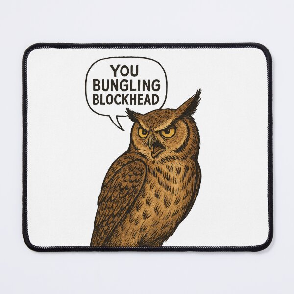 Item preview, Sword in the Stone Archimedes Owl Shirt – You Bungling Blockhead designed and sold by Zippitydodads.