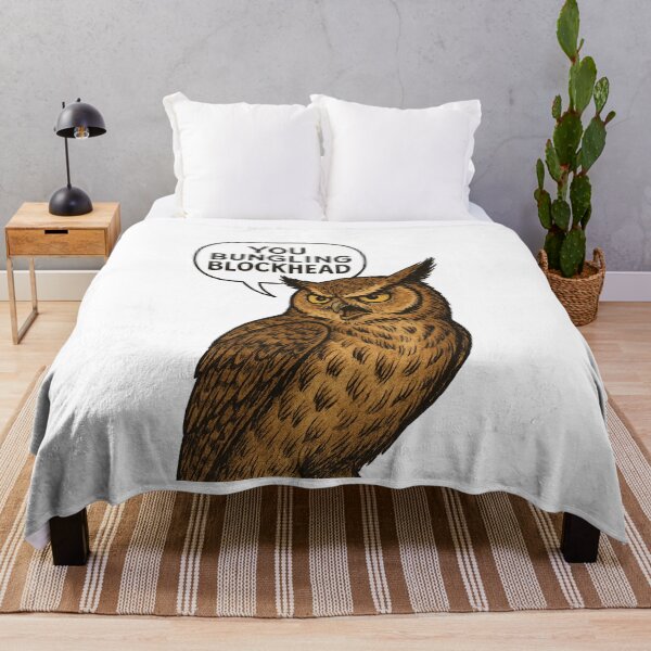 Item preview, Sword in the Stone Archimedes Owl Shirt – You Bungling Blockhead designed and sold by Zippitydodads.