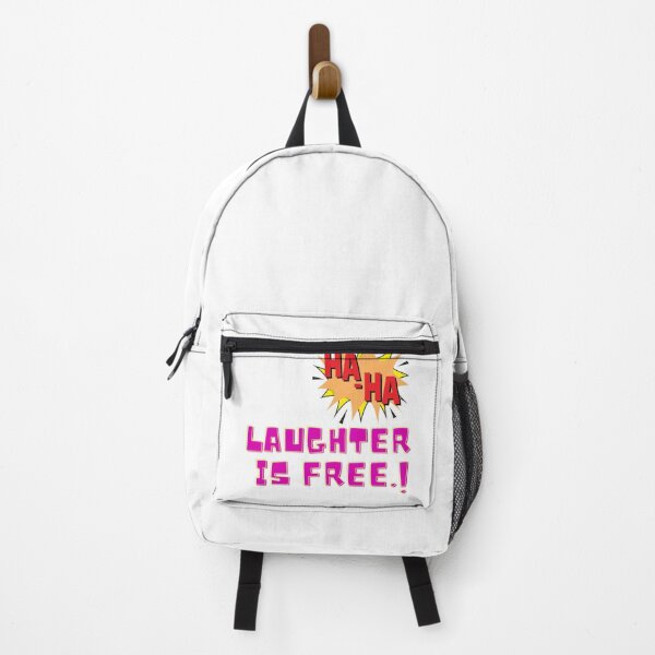 Item preview, Laughter Is Free – Funny Inspirational Quote designed and sold by Saragoza.