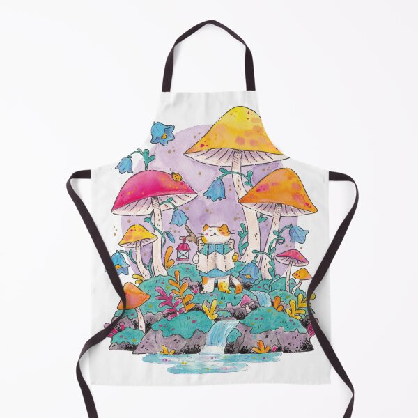 Item preview, Mushroom Explorer Kitty designed and sold by kattvalk.