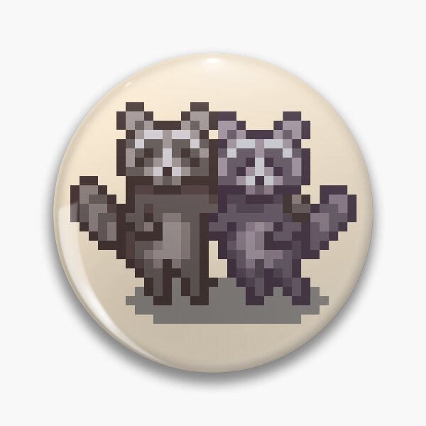 Item preview, Stardew Valley Raccoons designed and sold by The Sprite Guy.