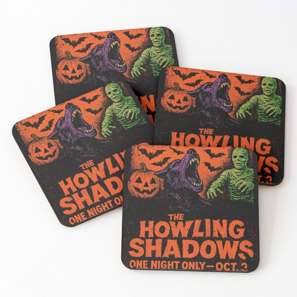 Item preview, Horror poster Howlin shadows designed and sold by OniricaDesign.