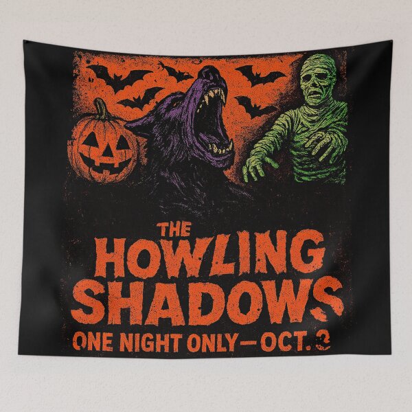 Item preview, Horror poster Howlin shadows designed and sold by OniricaDesign.