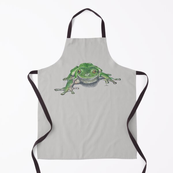 Item preview, Australian Green Tree Frog - Pointillism designed and sold by Sam Morton - Heart Art.