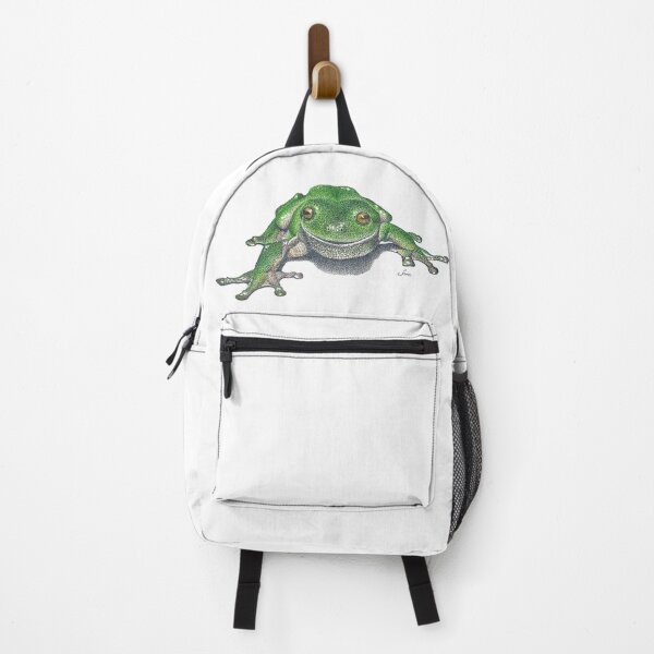 Item preview, Australian Green Tree Frog - Pointillism designed and sold by Sam Morton - Heart Art.