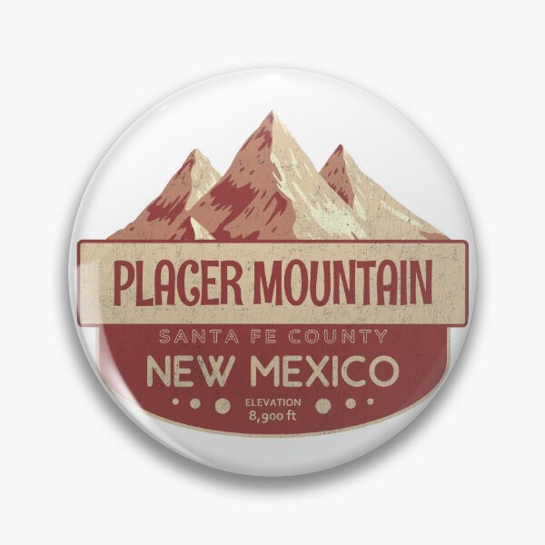 Item preview, Placer Mountain, Santa Fe County, New Mexico, Mountain Design designed and sold by Wanderful-roads.