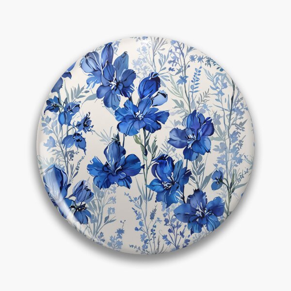 Item preview, Blue Floral Pattern designed and sold by CoolPixels.