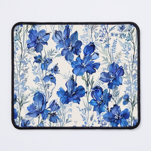 Item preview, Blue Floral Pattern designed and sold by CoolPixels.