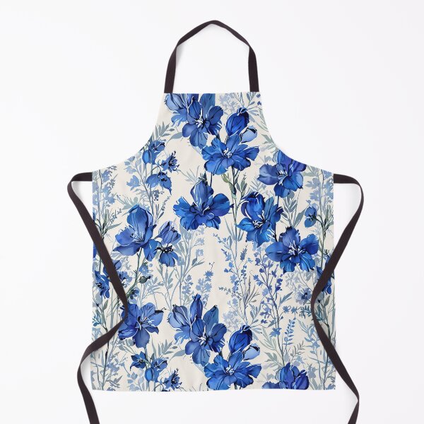 Item preview, Blue Floral Pattern designed and sold by CoolPixels.