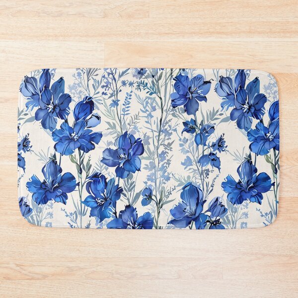 Item preview, Blue Floral Pattern designed and sold by CoolPixels.