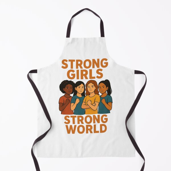 Item preview, Strong Girls Strong World Empowerment Feminist Equality Inspiration designed and sold by Rockz-Fashion.